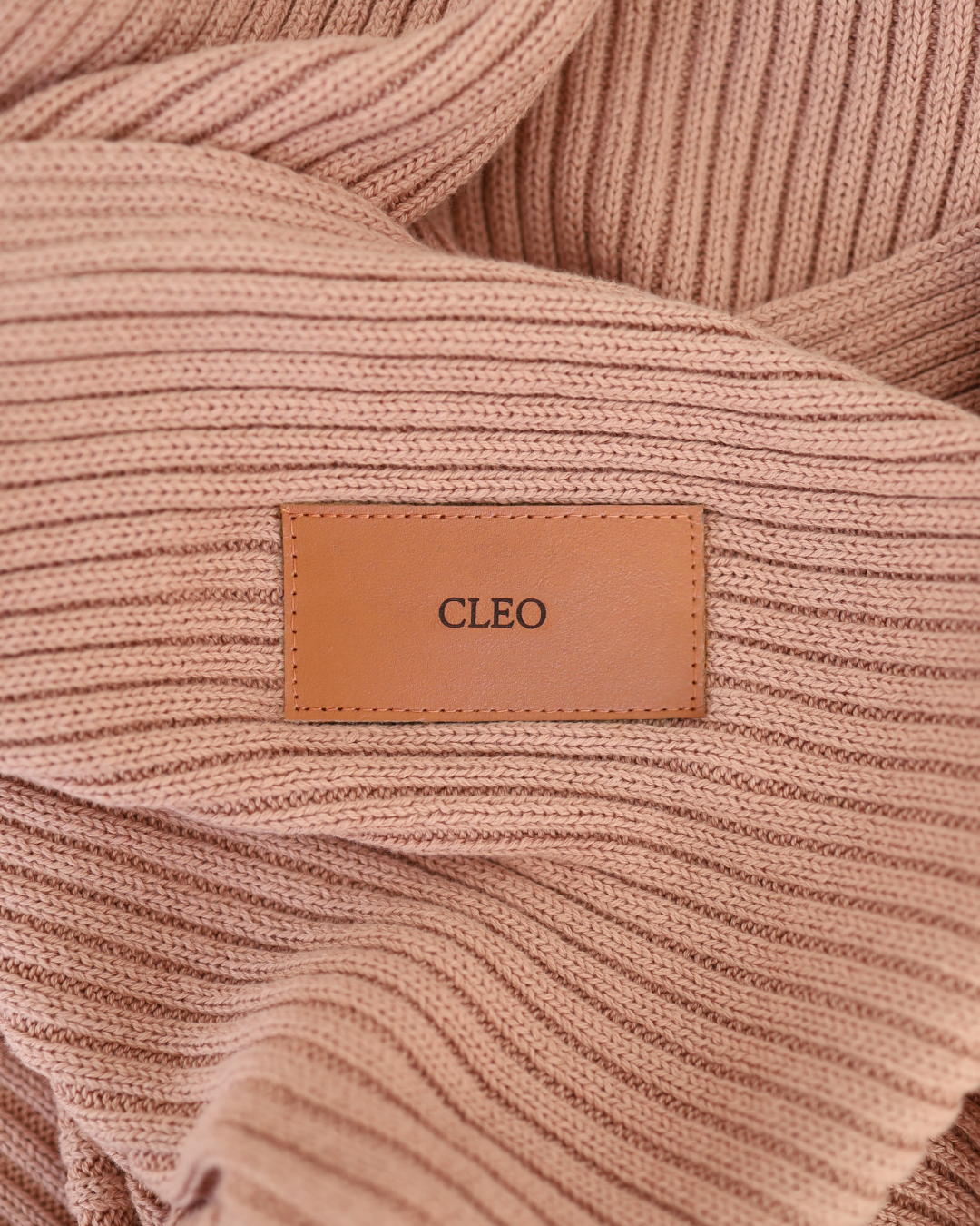 Personalised Heritage Knit Blanket - Dusty Pink