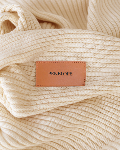Personalised Heritage Knit Blanket - Cream
