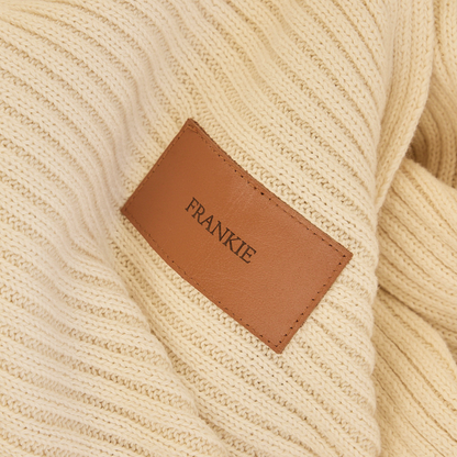 Personalised Heritage Knit Blanket - Cream