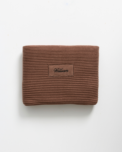 Personalised Heritage Knit Blanket