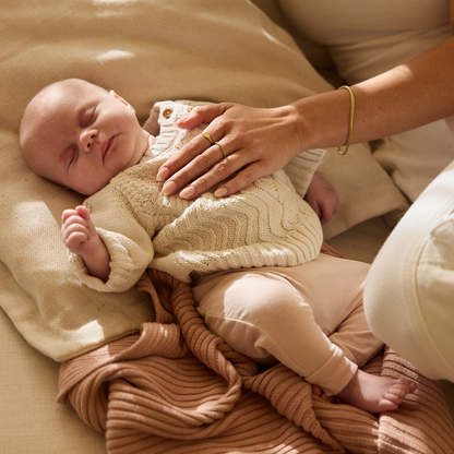 Personalised Heritage Knit Blanket - Dusty Pink